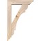 Ekena Millwork Olympic Traditional Smooth Bracket w/ Offset Brace, Douglas Fir, 5 1/2"W x 22"D x 34"H BKT0604X22X34OLY01SDF - alternate 2